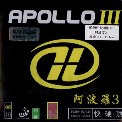 Gomma APOLLO III 2,1 mm medium 37° nera